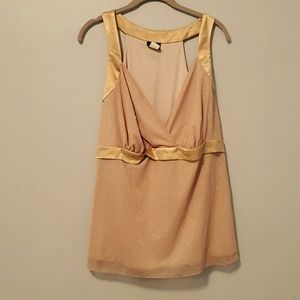 Gold Sparkle Tank Top